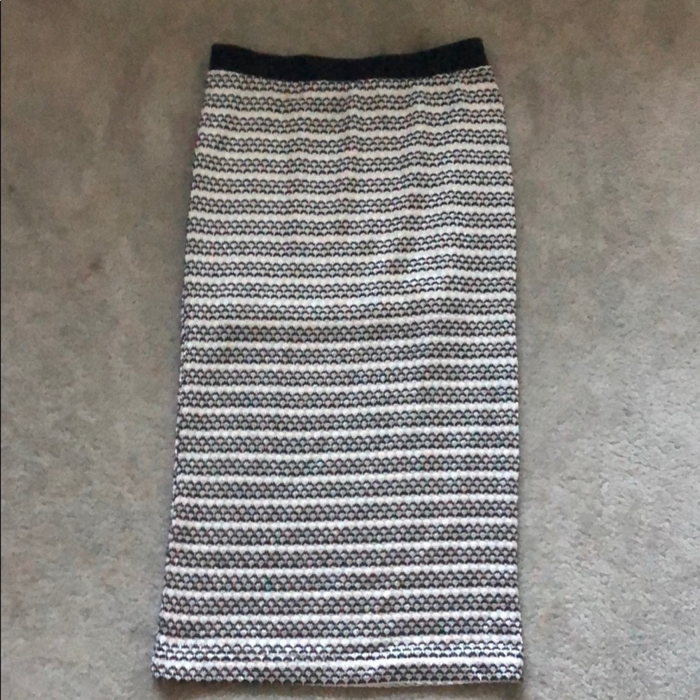 3 for $25 🔔 Zara stripe midi knit stretch column skinny skirt
